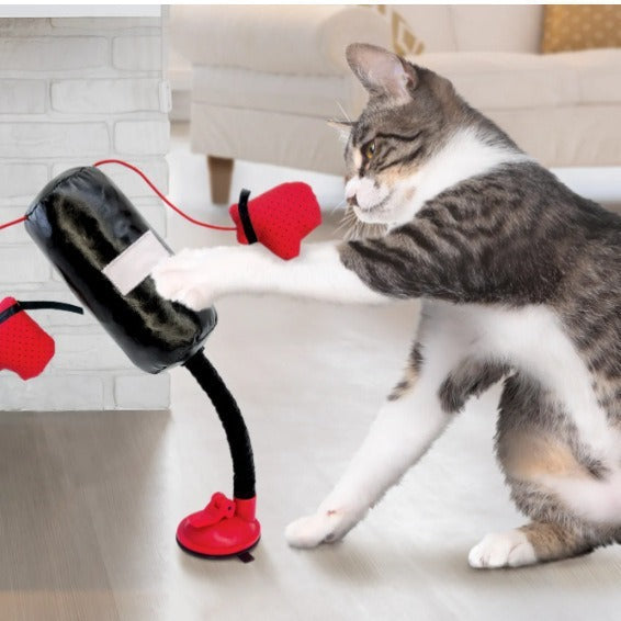 Portable Cat Punching Bag Toy - PawTyson's Punching Bag