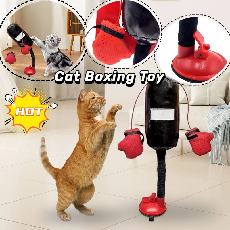 Portable Cat Punching Bag Toy - PawTyson's Punching Bag