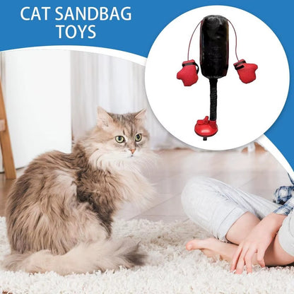 Portable Cat Punching Bag Toy - PawTyson's Punching Bag